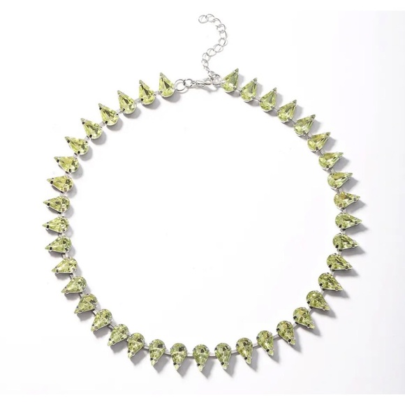 Crystal Inlaid Necklace - Picture 1 of 3